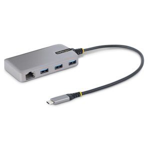 3-Port USB-C Hub w/ GbE Ethernet Adapter