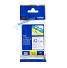 TZE133 12mm Blue On Clear Label Tape