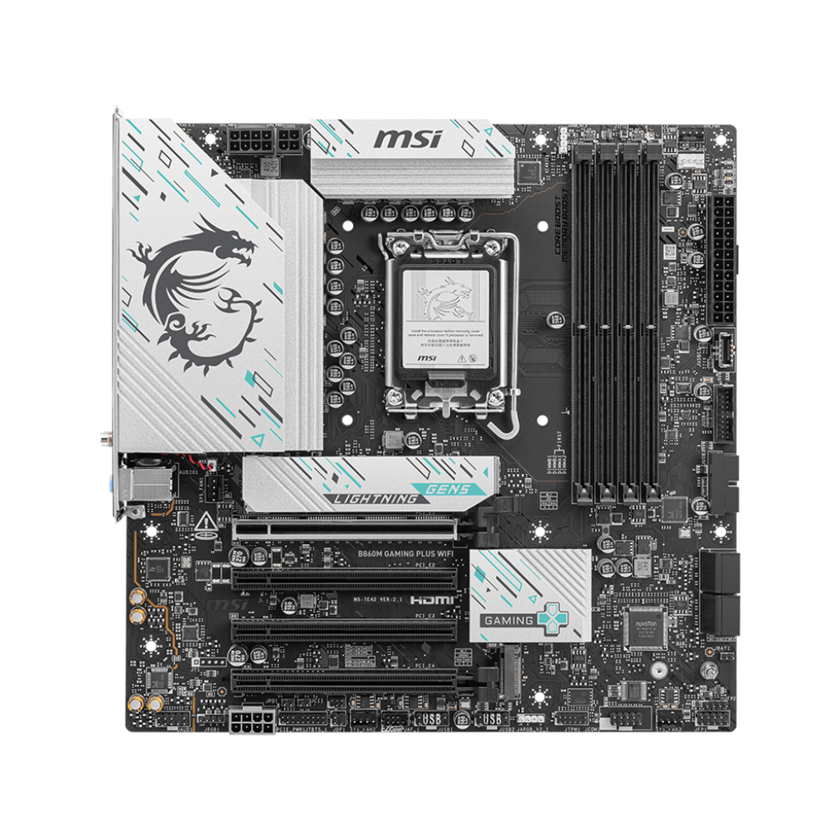 MB INT B860M GAMING PLUS WIFI D5 MATX