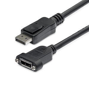 3ft DisplayPort Panel Mount Cable - F/M