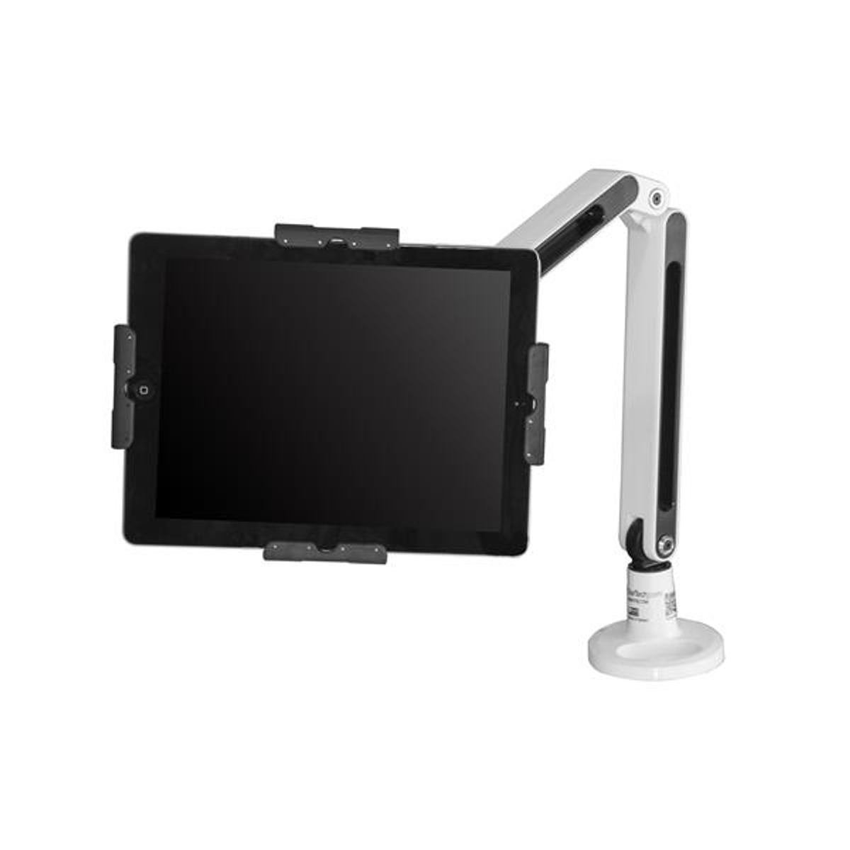 Desk Mount Tablet Stand - White