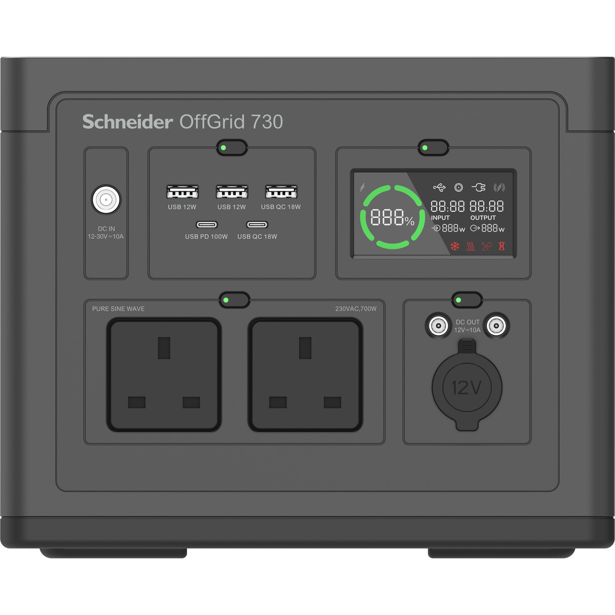 OffGrid Portable PowerStation 730 L-I
