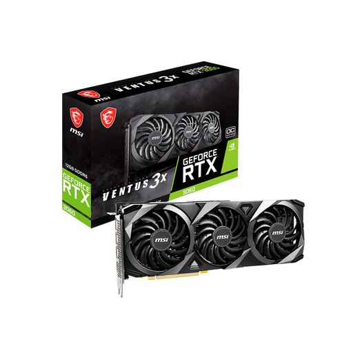GPU NV 3060 VENTUS 3X 12GB OC GDDR6 Fan
