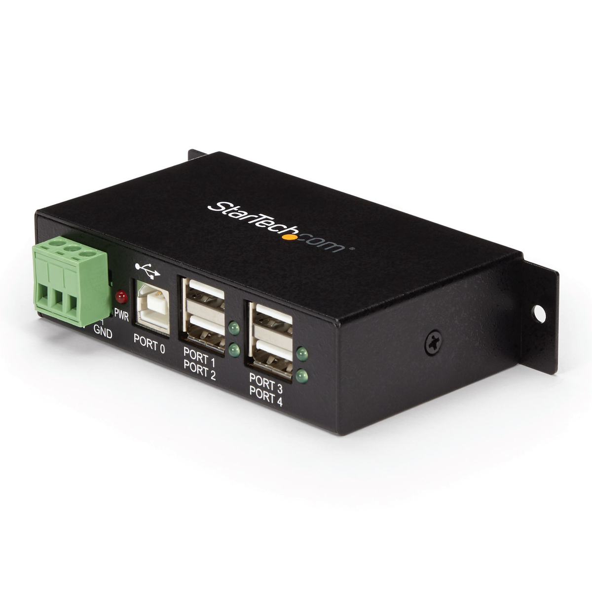 4 Port Rugged Industrial USB Hub