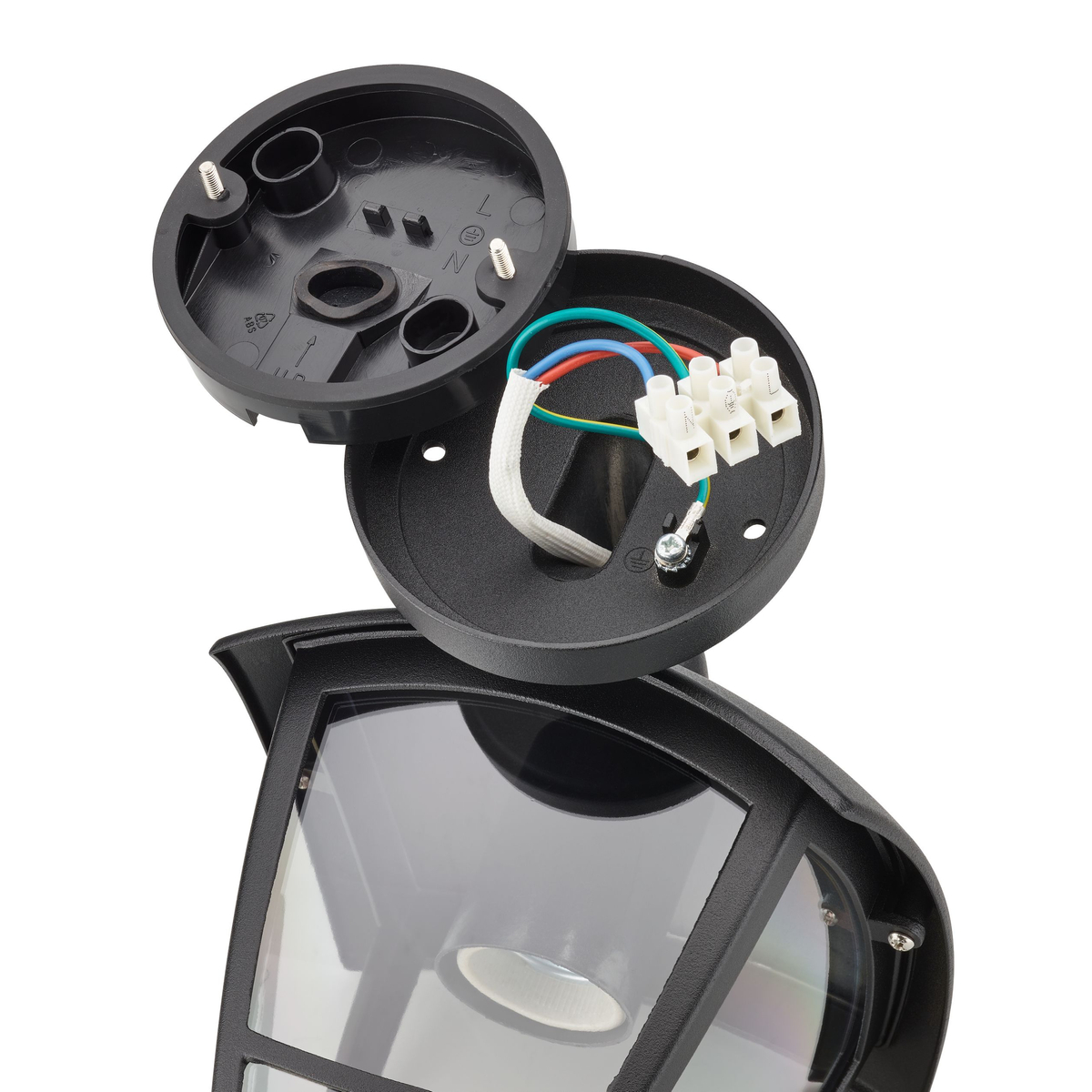 Creek Wall Lantern Black 1x60W 230V Down