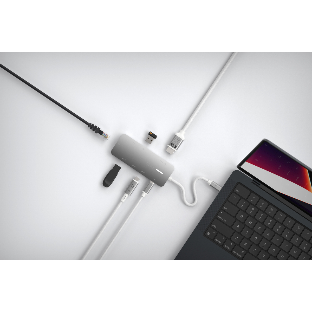 8in1 8K PRO USB-C Multiport Hub 140W