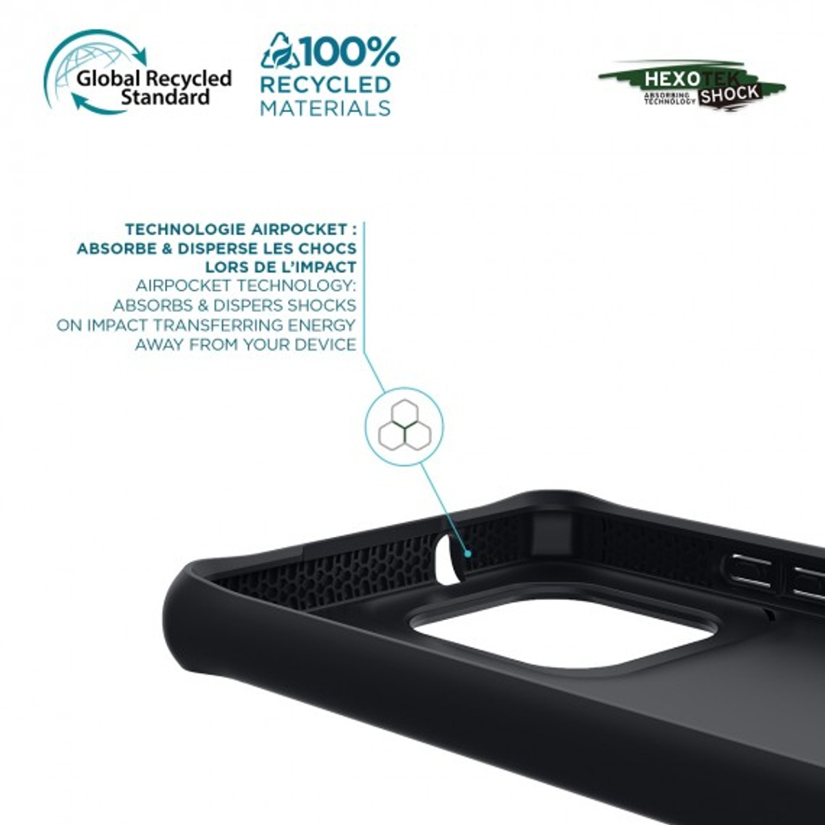 Spectrum_R Case Moto G75 BLK