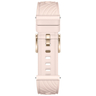 Pink Pointed Fluoroelastomer Strap 18mm