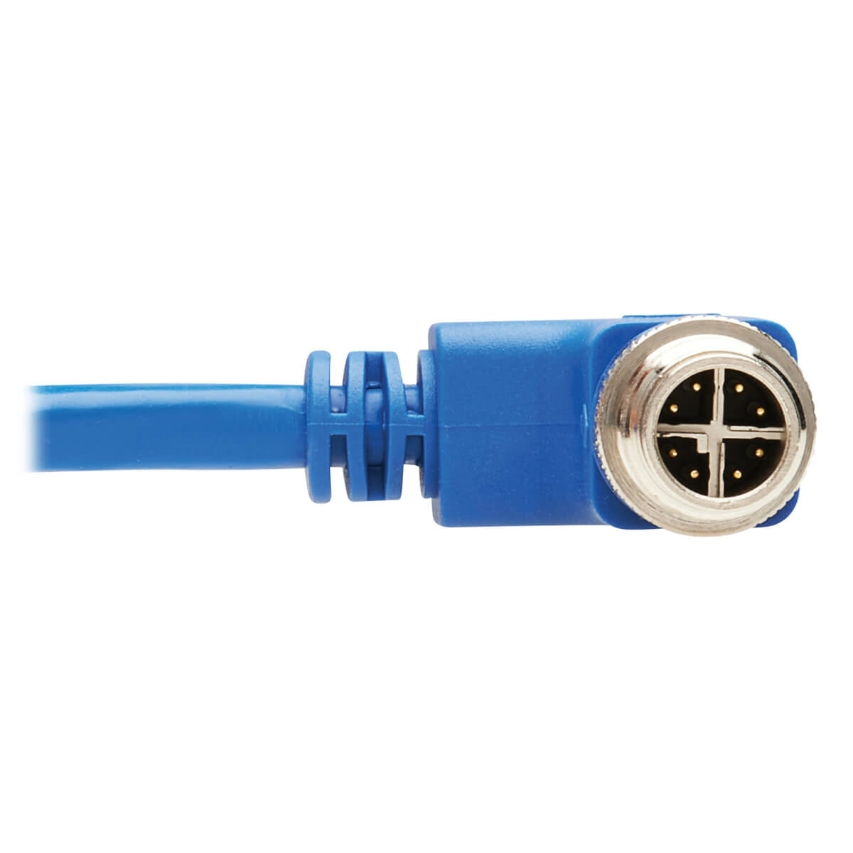 CAT6 1G UTP CBL RIGHT ANGLE M/M IP68 1M