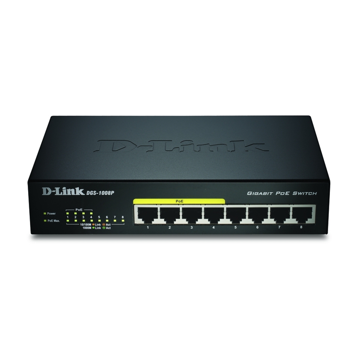 8-Port Gig PoE Unmanaged Switch (EU)