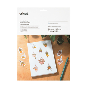 Cricut, Printable Vinyl A4 - 10 (Silver)