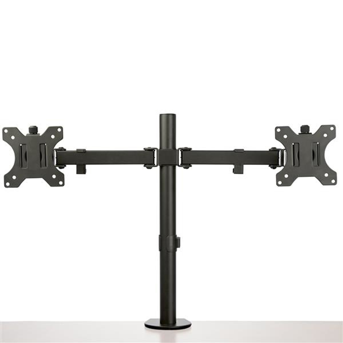 Monitor Arm - Dual - Crossbar - Steel