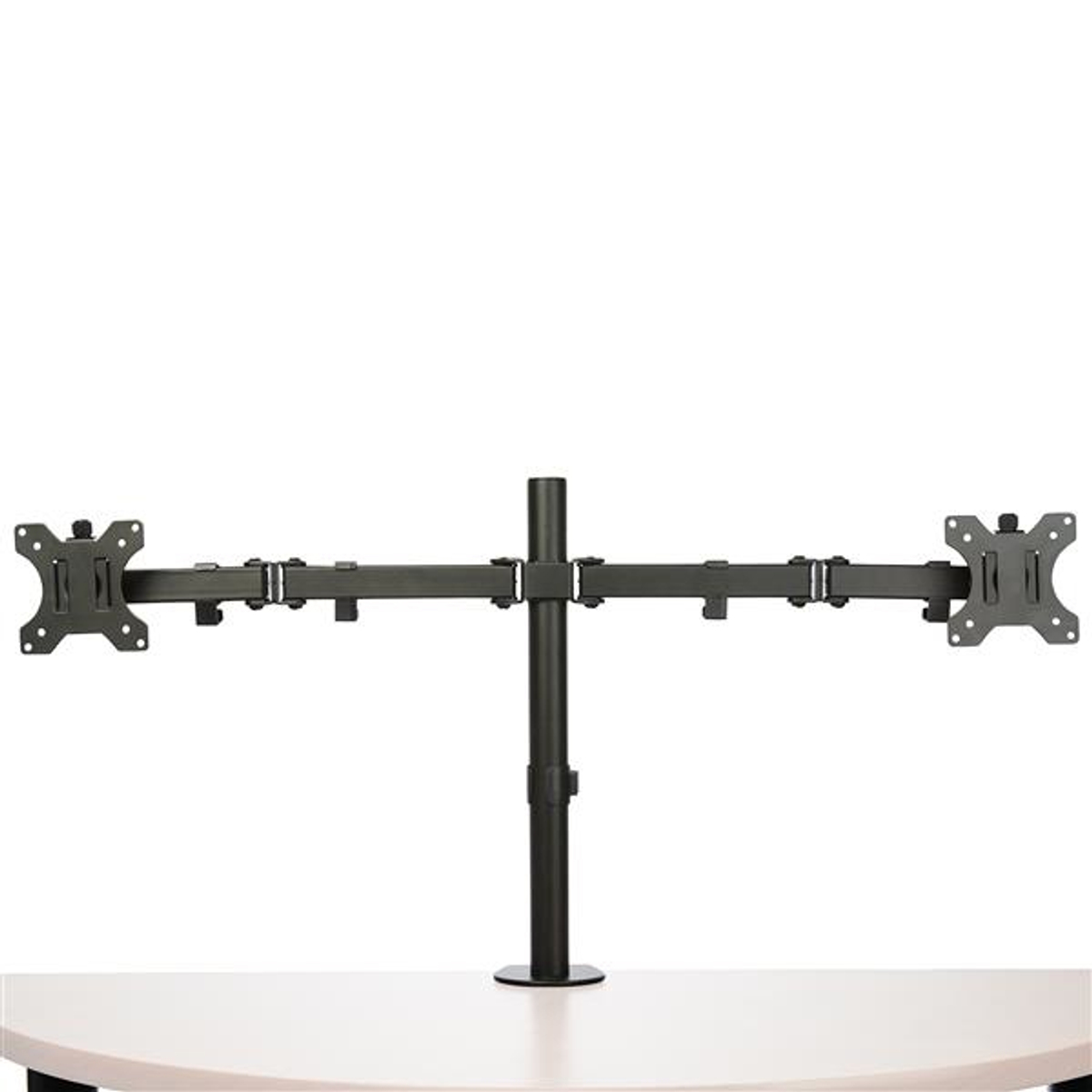 Monitor Arm - Dual - Crossbar - Steel