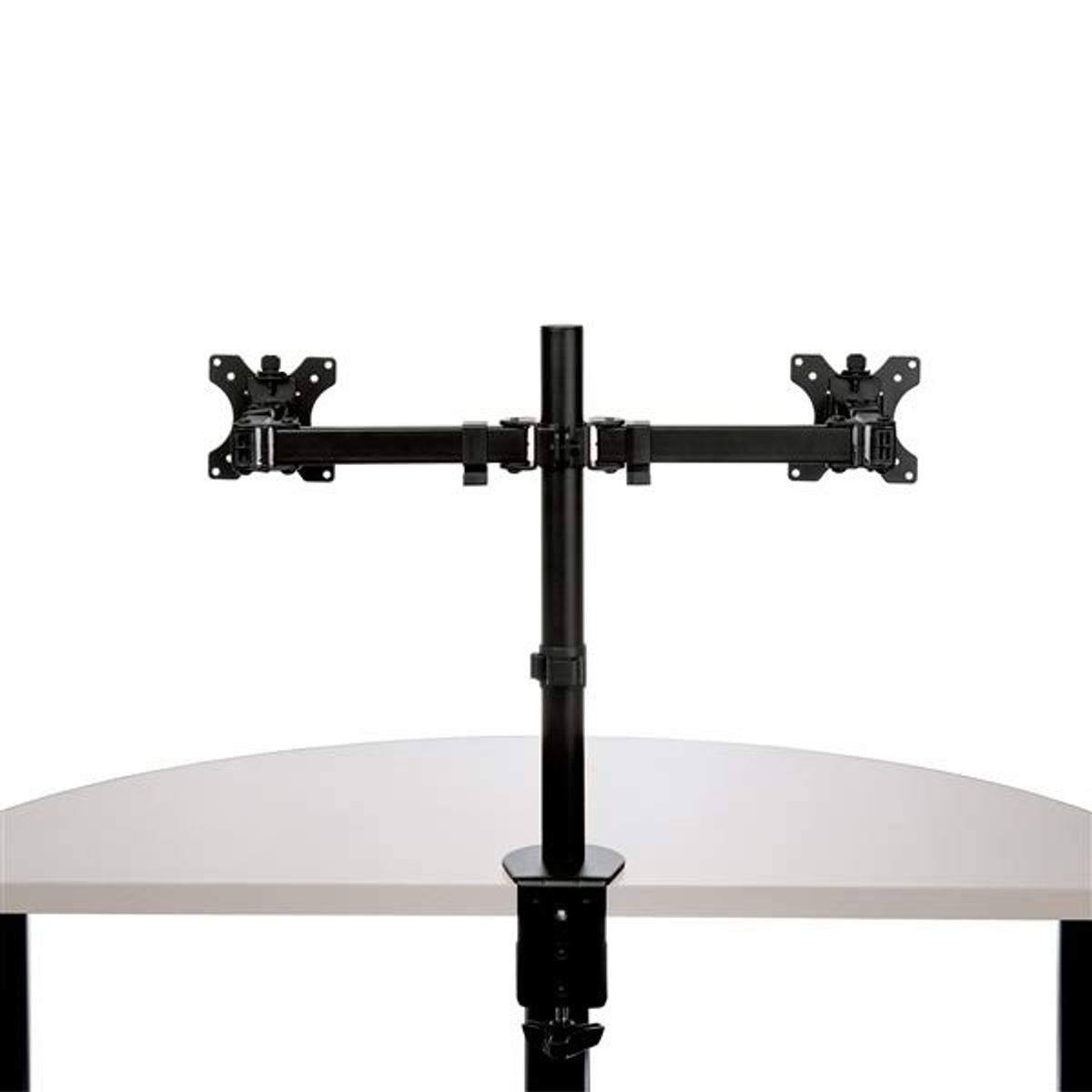 Monitor Arm - Dual - Crossbar - Steel