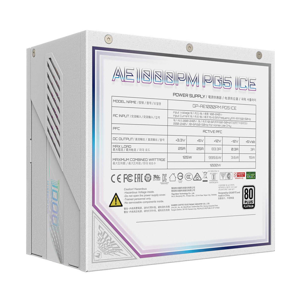 PSU 1000W GP-AE1000PM PG5 ICE 80+P
