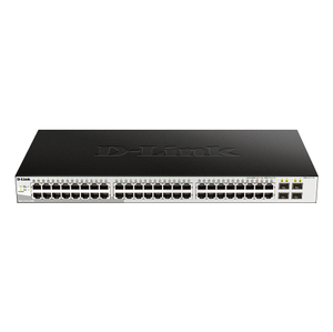 D-Link, 48-Port + 4-Port 1 Gbps SFP Ports