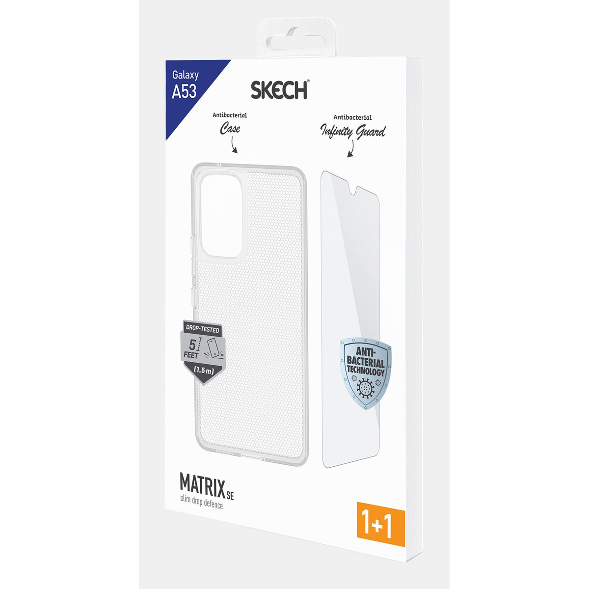 A53 Clear Case & Screen Protector (B2B)