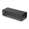 4-Port Dual-DisplayPort KVM Switch 4K