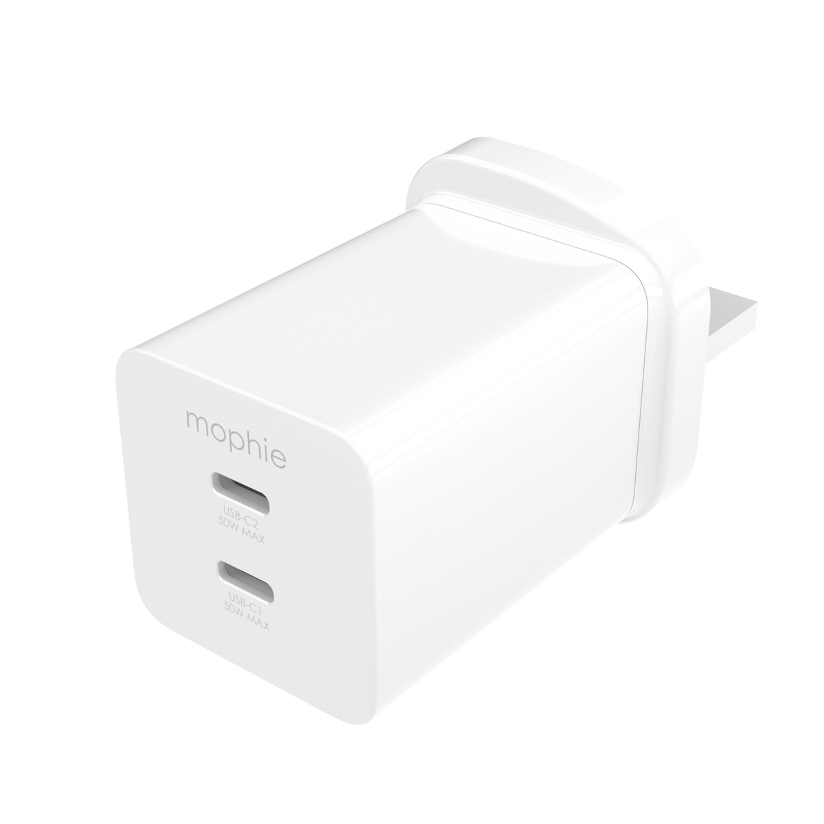 ACC-PWR AD-USB-C-PD-Dual-50W-White-UK