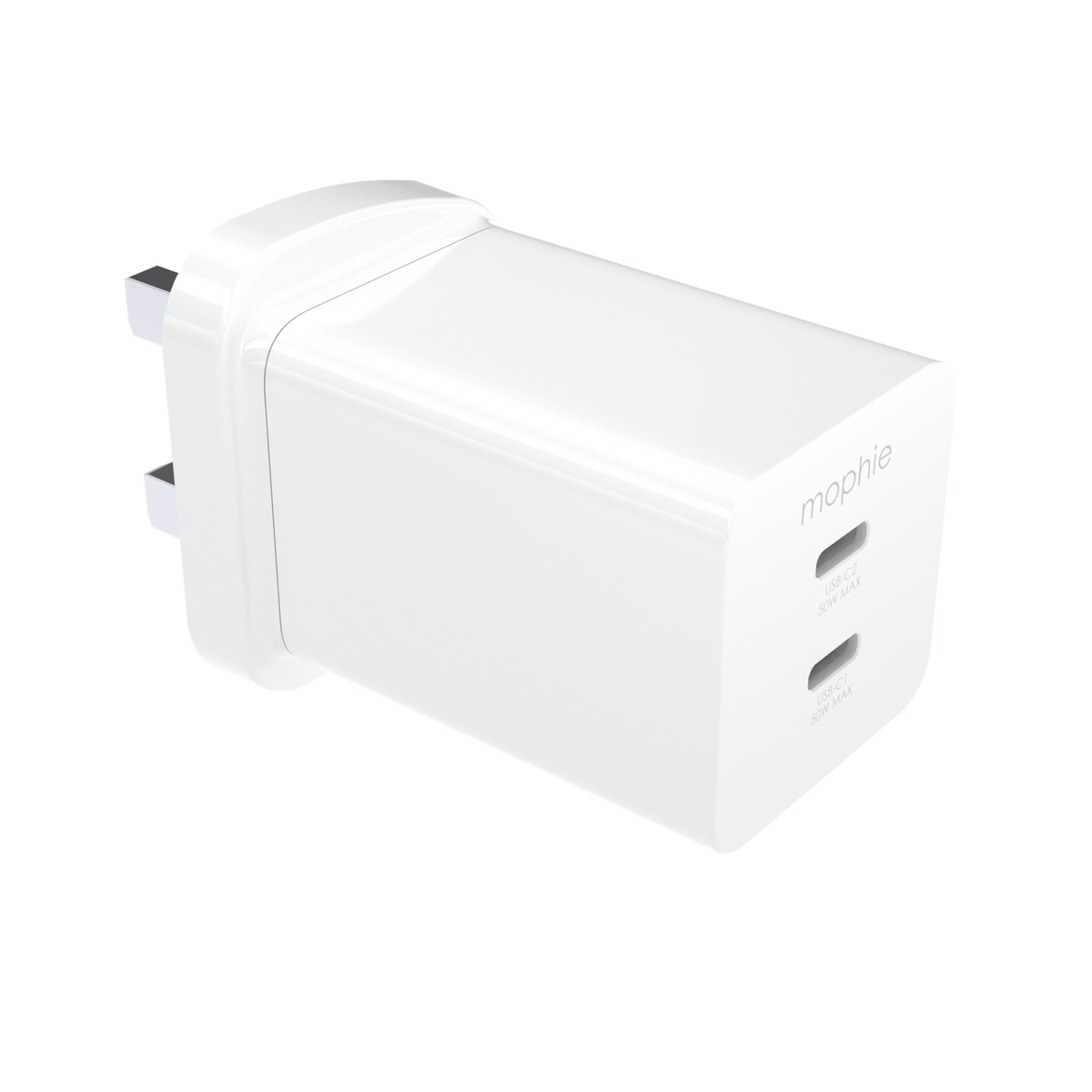 ACC-PWR AD-USB-C-PD-Dual-50W-White-UK