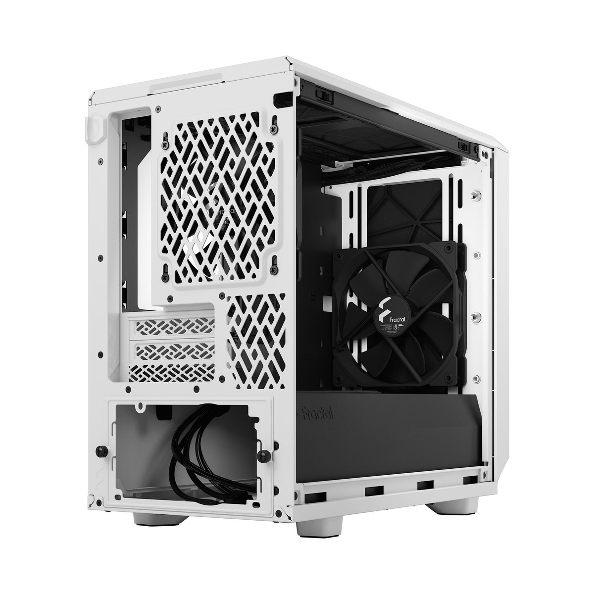 CASE ITX Meshify Nano 2 Wht TG Clear