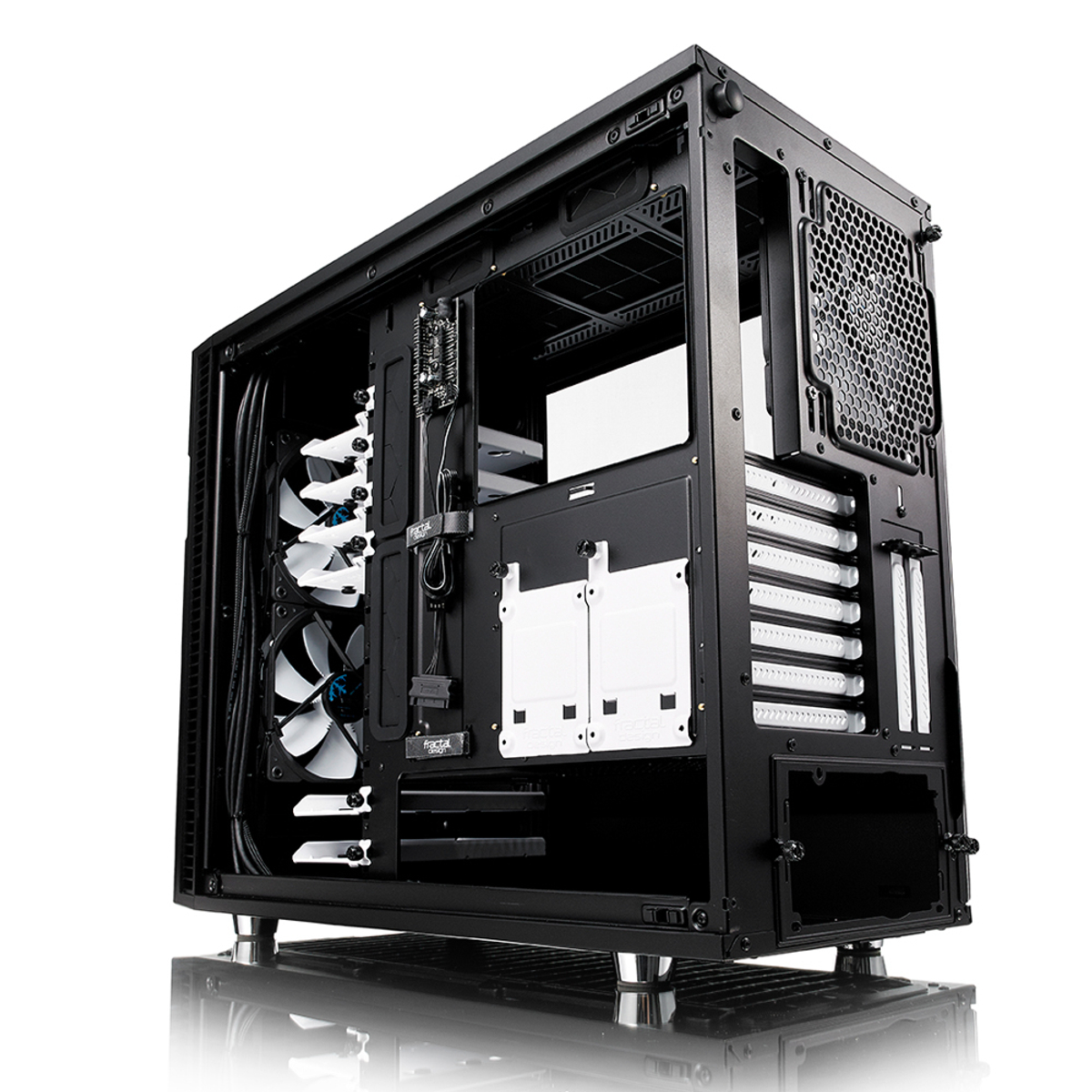 Define R6 Black Tempered Glass