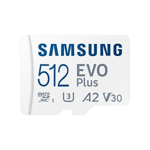 Samsung, FC 512GB EVOPlus V30 A2 Micro-SD XC  +AD