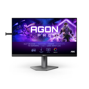 AOC, 24.5" FHD TN 540Hz 2 HDMI DP HA