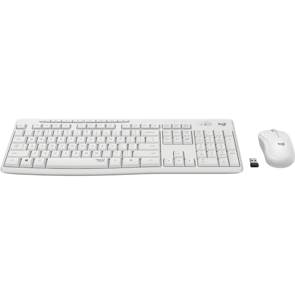 MK295 Silent Wireless Combo - OFF WHITE