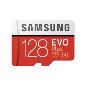 Samsung, Flash Card 128GB Evo Plus Micro-SD w/a