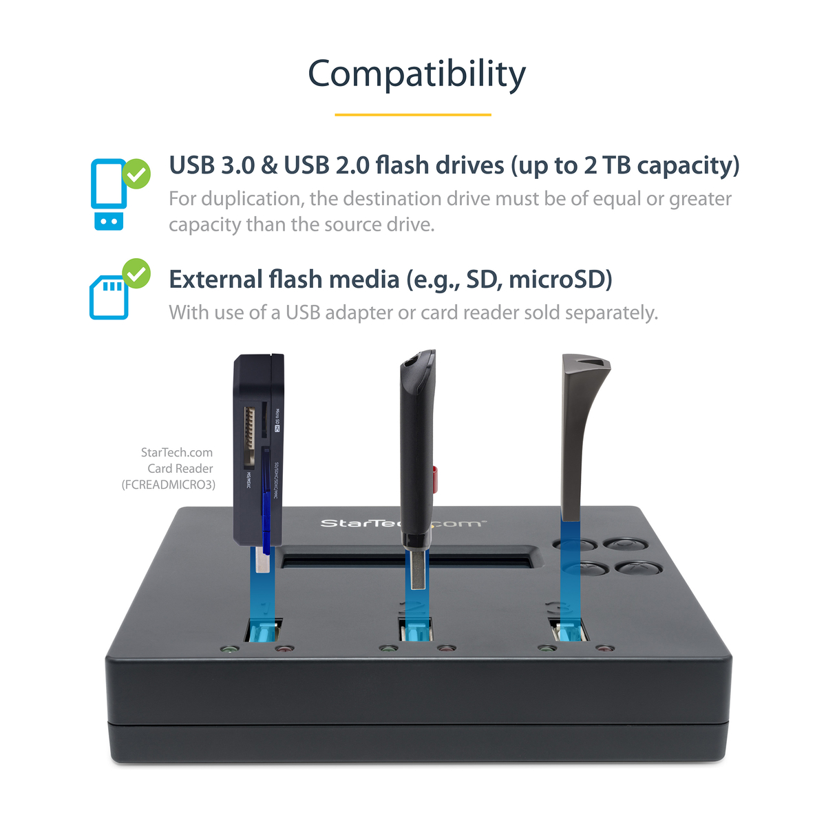 USB 2.0 Flash Drive Duplicator & Eraser