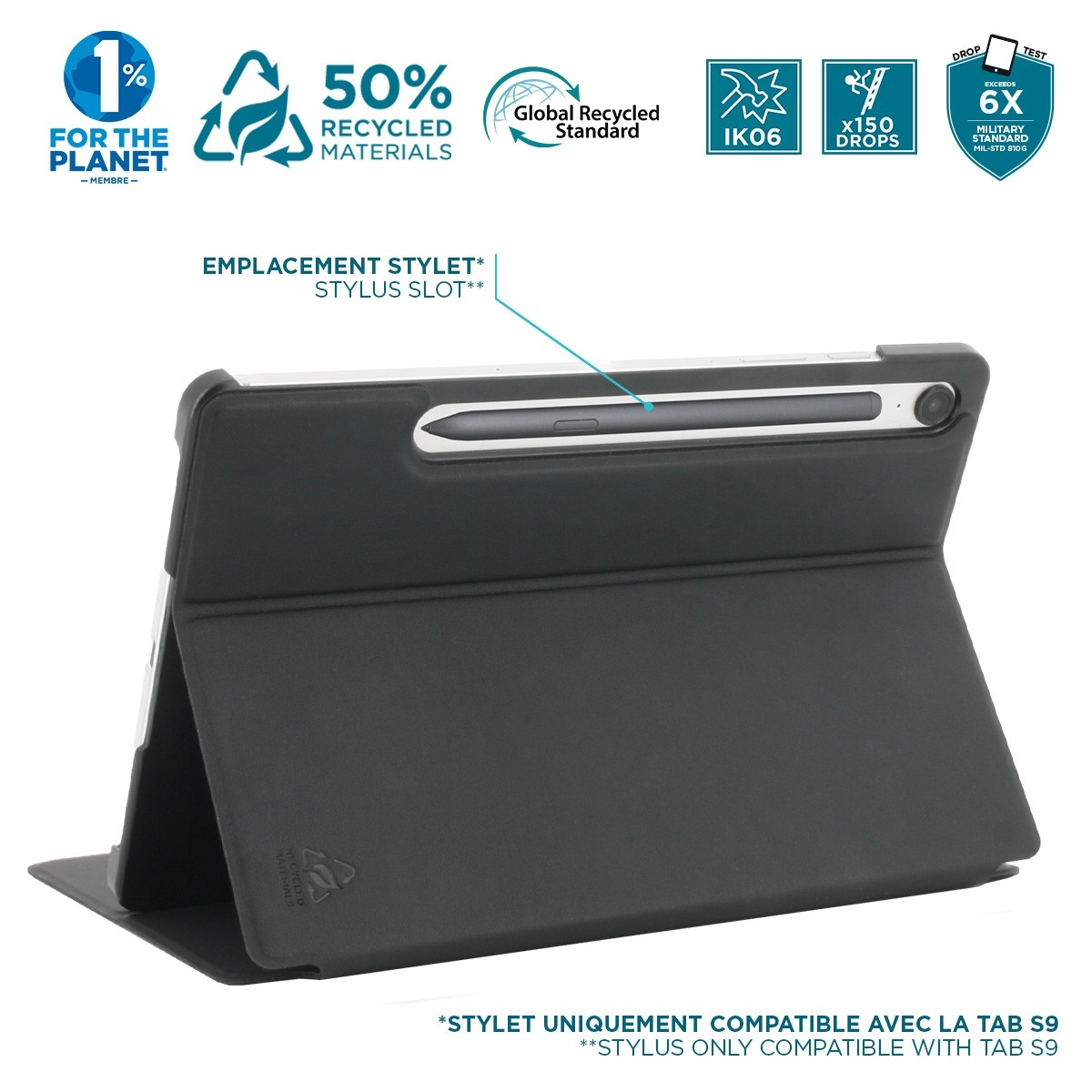 Re.Life Case Tab S9 FE 10.9 S9 11 - BlK