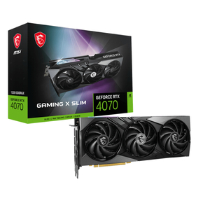 MSI, GPU NV 4070 Gaming X Slim 12GB Fan