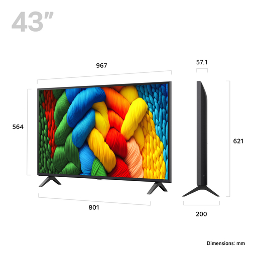 LG NANO80A 43 inch 4K UHD