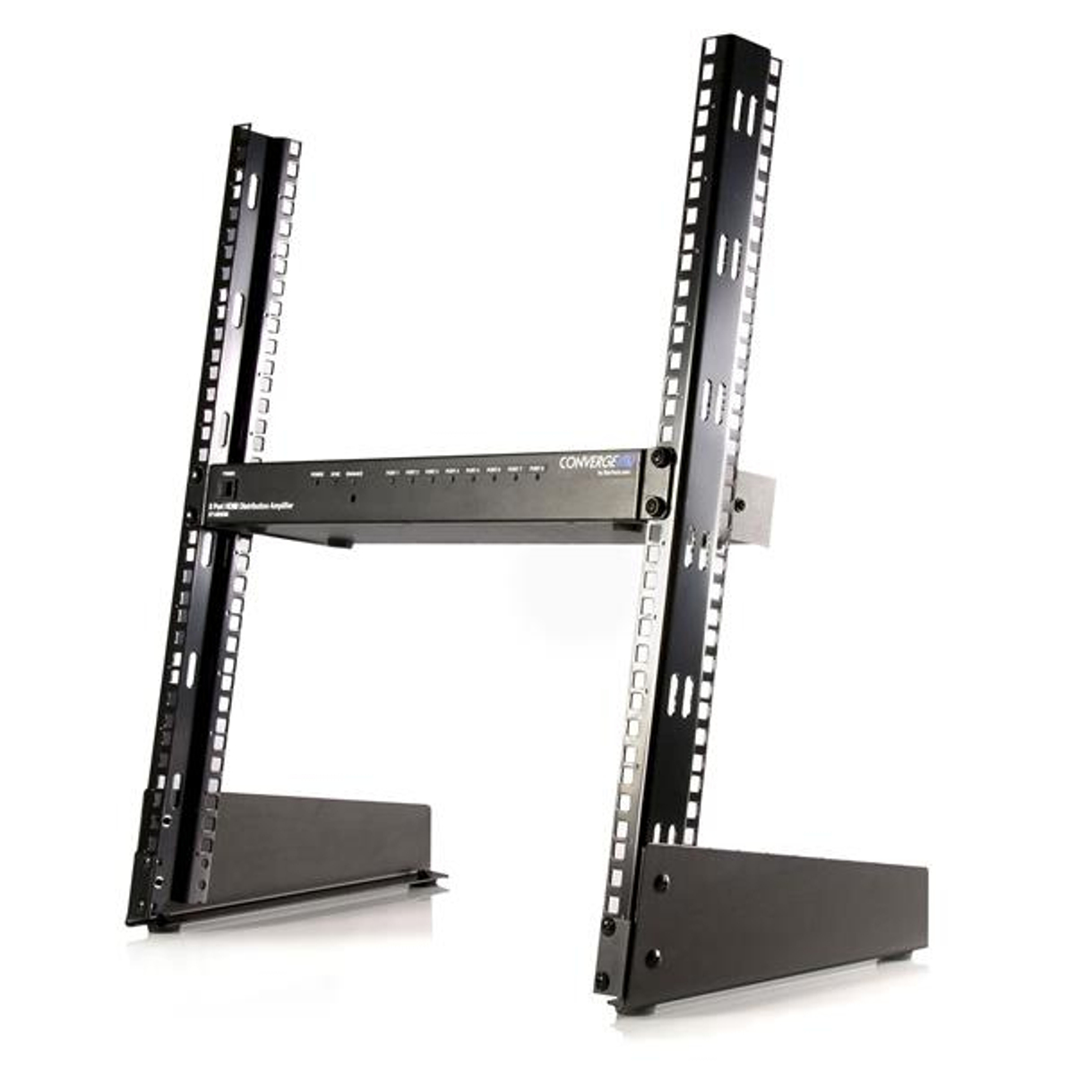 12U 19in Desktop Open Frame 2 Post Rack