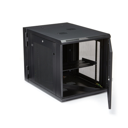 12U Wall Mount Rack Cabinet with Hinge