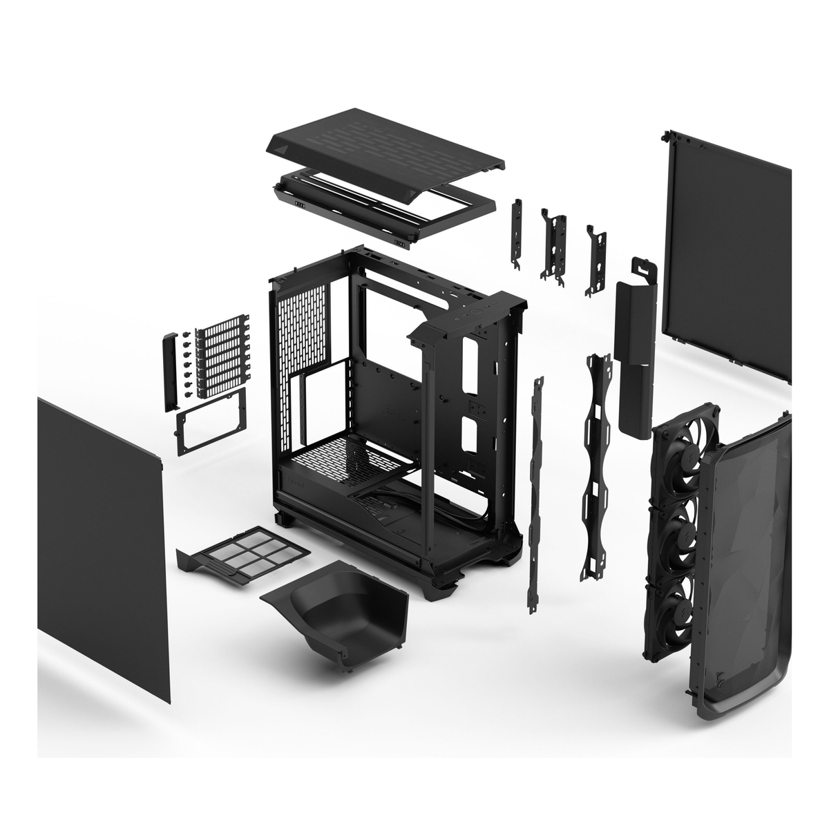 CASE Meshify 3 Black Solid
