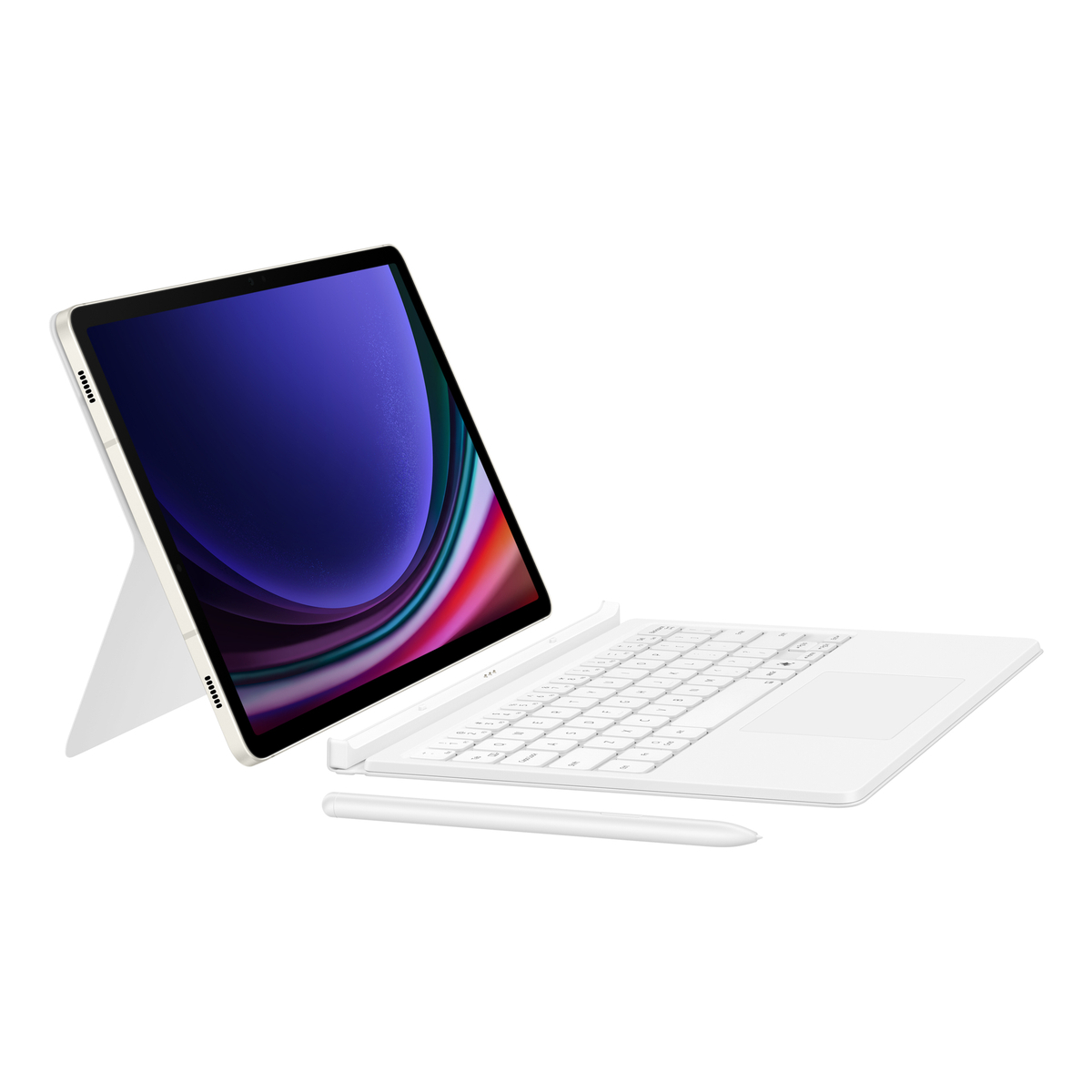 AI Book Cover KB W/TP GalaxyTab S9/S9 FE