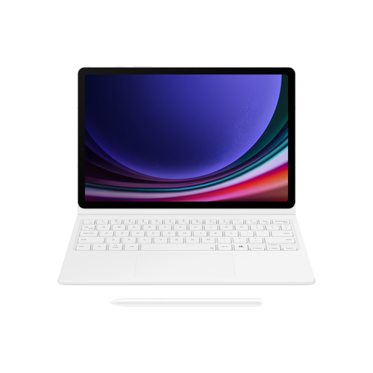 AI Book Cover KB W/TP GalaxyTab S9/S9 FE