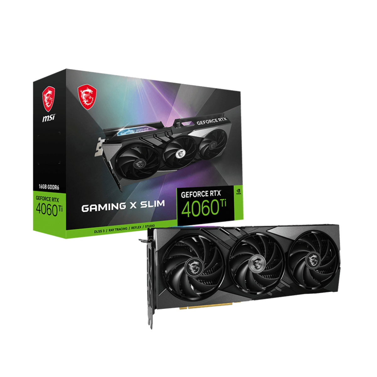 GPU NV 4060Ti Gaming X Slim 16GB Fan