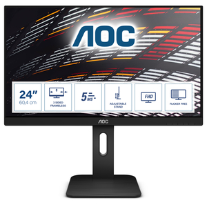 AOC, 24P1 23.8 IPS FHD HA MM VGA DVI HDMI