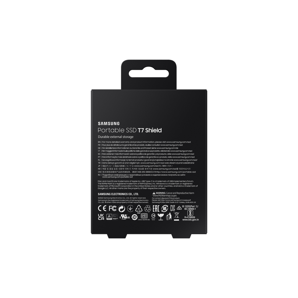 SSD Ext 4TB T7 Shield USB-C Black