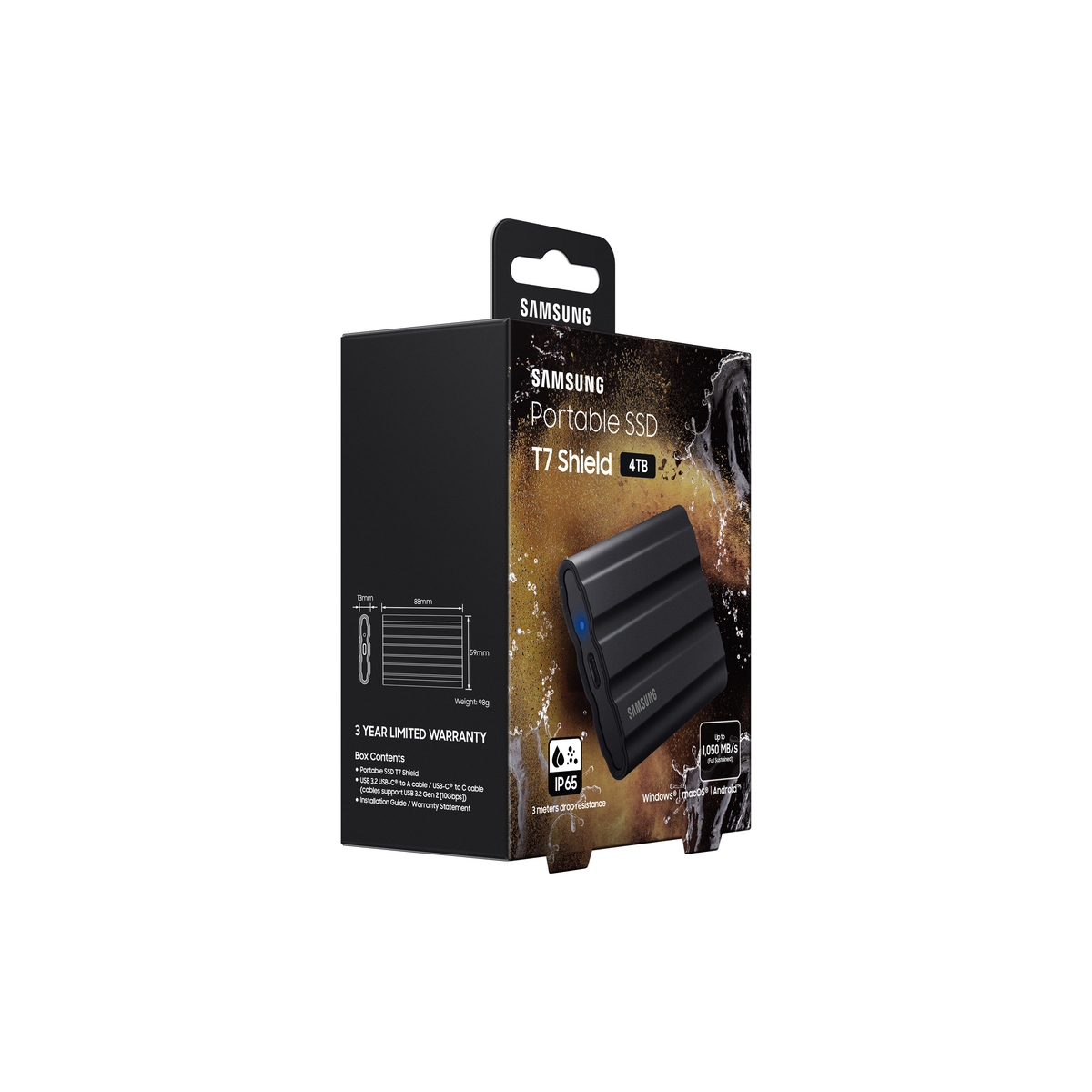 SSD Ext 4TB T7 Shield USB-C Black