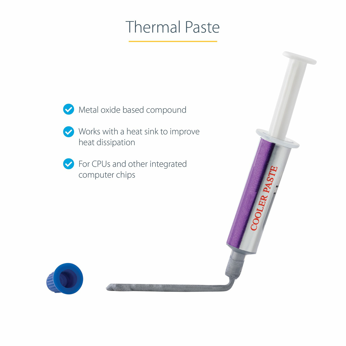 Metal Oxide Thermal CPU Paste Compound