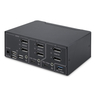 2-Port Dual-Monitor DP 1.4 KVM Switch