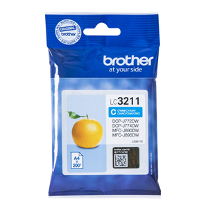 Brother, LC3211C Cyan 200 Pages Ink