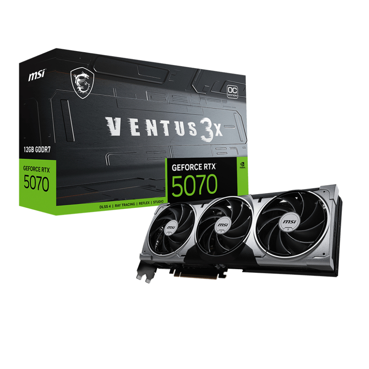 GPU NV 5070 VENTUS 3X OC 12G GDDR7 Fan