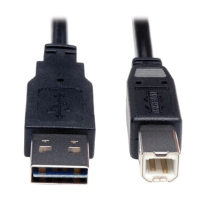 Tripp Lite, USB 2.0 Reversible A M-B M Cable 3ft