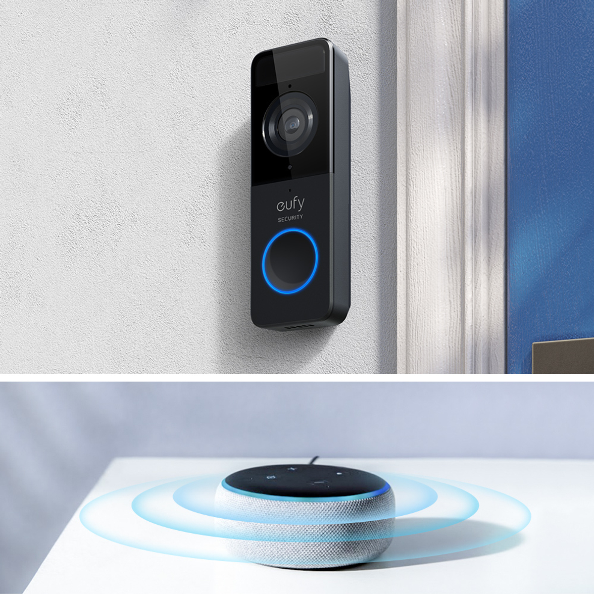 Eufy Batt. Video Doorbell Slim 1080p Bk