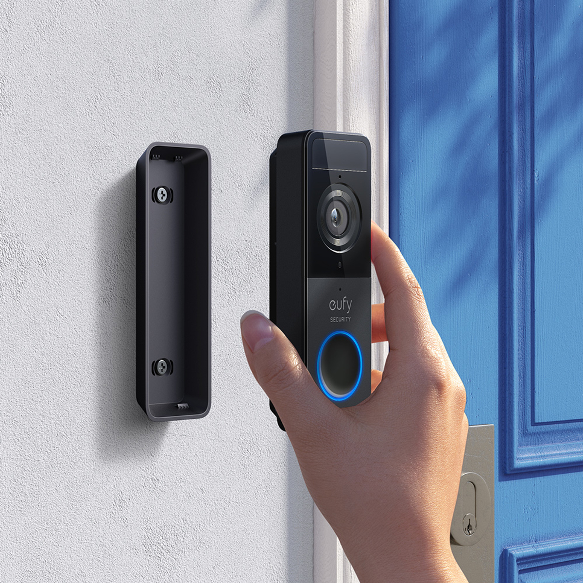 Eufy Batt. Video Doorbell Slim 1080p Bk